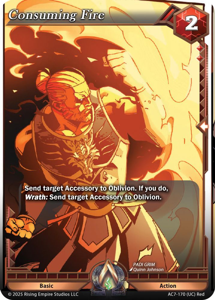Consuming Fire, Standard, front