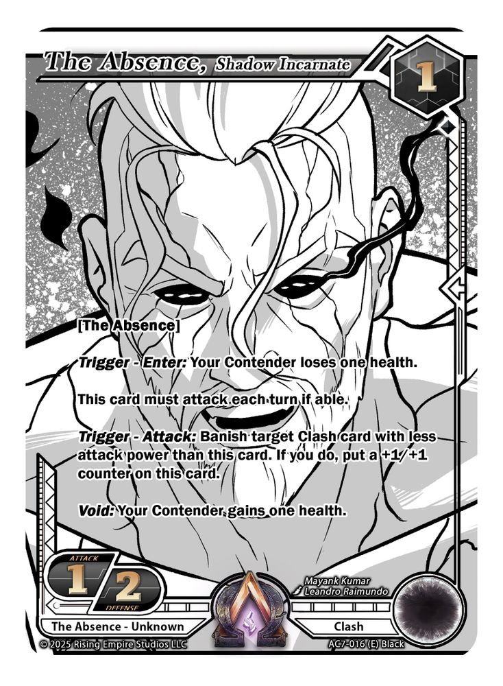 The Absence, Shadow Incarnate (Ink), Standard, front