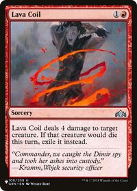 Lava Coil, The List Reprints