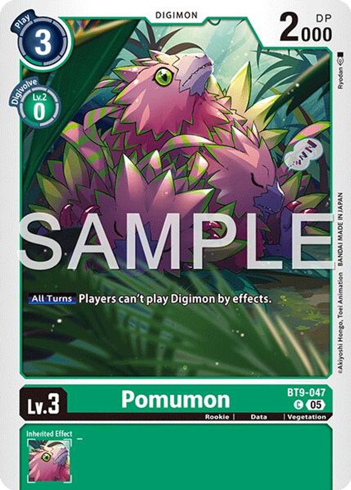 Pomumon (Reprint), Foil, front