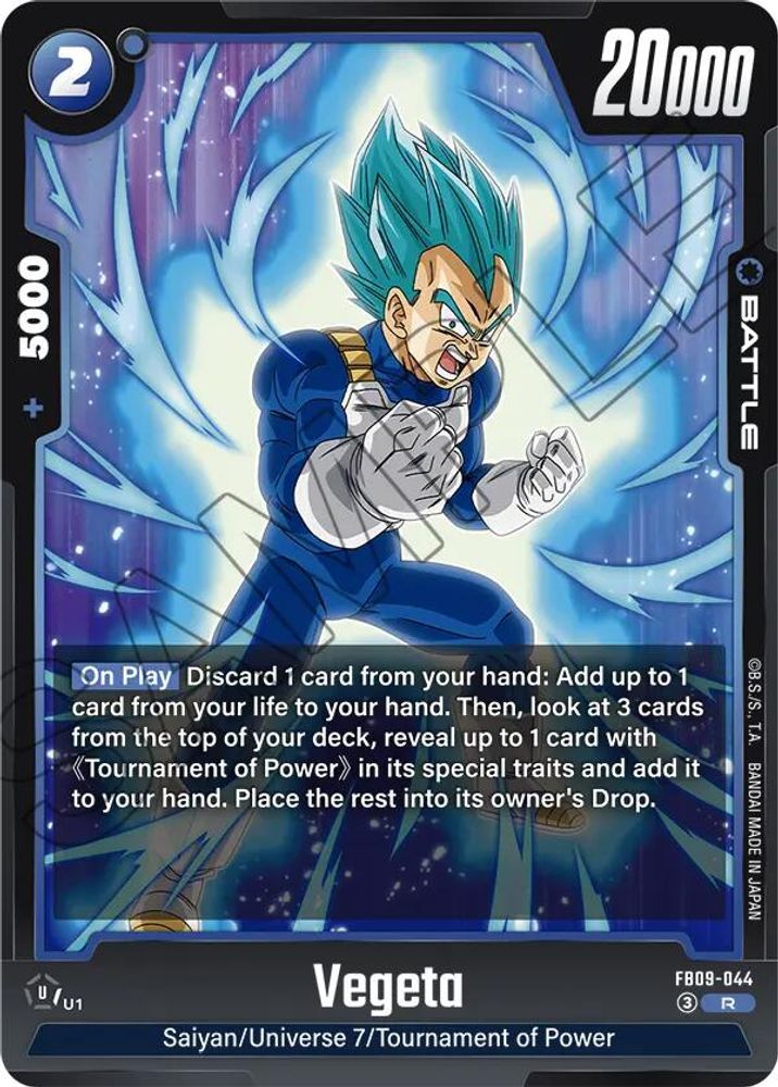 Vegeta - FB09-044, Foil, front