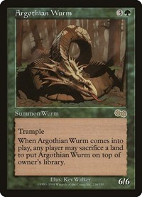Argothian Wurm, Urza's Saga
