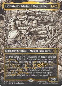 Donatello, Mutant Mechanic (Borderless) (Gold-Stamped Signature), Teenage Mutant Ninja Turtles
