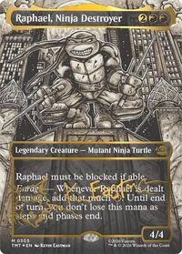 Raphael, Ninja Destroyer (Borderless) (Gold-Stamped Signature), Teenage Mutant Ninja Turtles