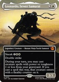 Leonardo, Sewer Samurai (Borderless), Teenage Mutant Ninja Turtles