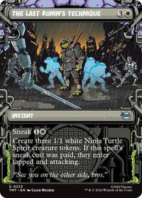 The Last Ronin's Technique (Showcase), Teenage Mutant Ninja Turtles