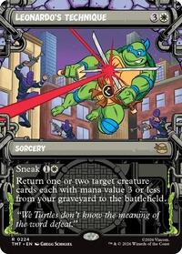 Leonardo's Technique (Showcase), Teenage Mutant Ninja Turtles