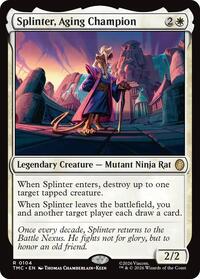 Splinter, Aging Champion, Commander: Teenage Mutant Ninja Turtles