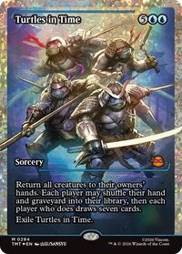 Turtles in Time (Showcase) (Fracture Foil), Teenage Mutant Ninja Turtles