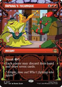 Raphael's Technique (Showcase), Teenage Mutant Ninja Turtles