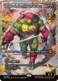 Raphael, the Nightwatcher (Showcase) (Fracture Foil), Teenage Mutant Ninja Turtles