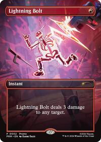 Lightning Bolt (Borderless), Unique and Miscellaneous Promos