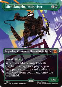 Michelangelo, Improviser (Borderless), Teenage Mutant Ninja Turtles