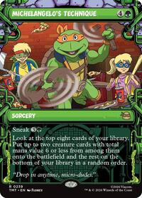Michelangelo's Technique (Showcase), Teenage Mutant Ninja Turtles