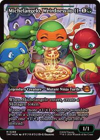 Michelangelo, Weirdness to 11 (Showcase), Teenage Mutant Ninja Turtles