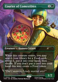Courier of Comestibles (Borderless), Unique and Miscellaneous Promos
