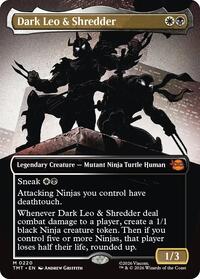 Dark Leo & Shredder (Borderless), Teenage Mutant Ninja Turtles