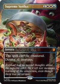 Supreme Verdict (Borderless), Commander: Teenage Mutant Ninja Turtles