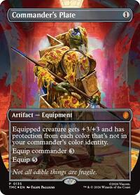 Commander's Plate (Borderless), Commander: Teenage Mutant Ninja Turtles