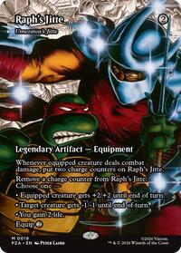 Raph's Jitte - Umezawa's Jitte (Borderless), Teenage Mutant Ninja Turtles Source Material