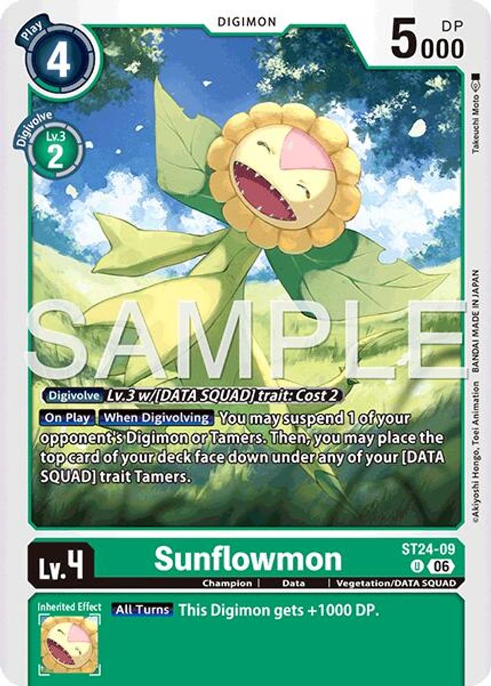 Sunflowmon, Standard, front
