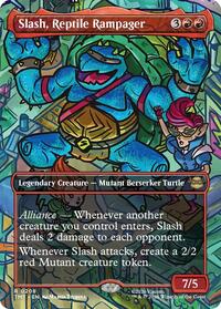 Slash, Reptile Rampager (Borderless), Teenage Mutant Ninja Turtles