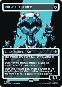 Big Mother Mouser (Borderless) (Surge Foil), Commander: Teenage Mutant Ninja Turtles