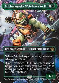 Michelangelo, Weirdness to 11 (Borderless), Teenage Mutant Ninja Turtles