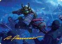 Leonardo, Sewer Samurai Art Card (1/54) (Gold-Stamped Signature), Art Series: Teenage Mutant Ninja Turtles