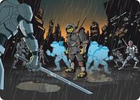 The Last Ronin's Technique Art Card, Art Series: Teenage Mutant Ninja Turtles