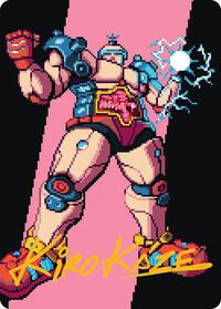 Krang, the All-Powerful Art Card (Gold-Stamped Signature), Art Series: Teenage Mutant Ninja Turtles