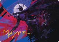 Shredder's Technique Art Card (Gold-Stamped Signature), Art Series: Teenage Mutant Ninja Turtles