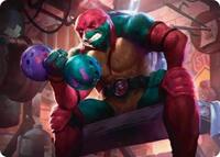 Raphael, Tough Turtle Art Card, Art Series: Teenage Mutant Ninja Turtles