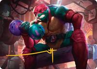 Raphael, Tough Turtle Art Card (Gold-Stamped Signature), Art Series: Teenage Mutant Ninja Turtles