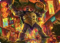 Slash, Reptile Rampager Art Card (Gold-Stamped Signature), Art Series: Teenage Mutant Ninja Turtles