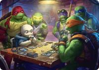 Lessons from Life Art Card, Art Series: Teenage Mutant Ninja Turtles