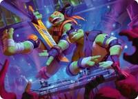 Mikey & Don, Party Planners Art Card, Art Series: Teenage Mutant Ninja Turtles