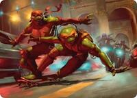 Raph & Mikey, Troublemakers Art Card, Art Series: Teenage Mutant Ninja Turtles