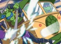 Don & Leo, Problem Solvers Art Card, Art Series: Teenage Mutant Ninja Turtles