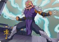 Krang & Shredder Art Card (Gold-Stamped Signature), Art Series: Teenage Mutant Ninja Turtles