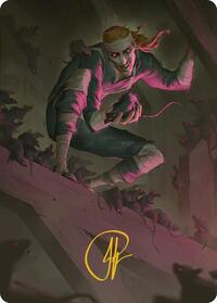 Rat King, the Chaosbringer Art Card (Gold-Stamped Signature), Art Series: Teenage Mutant Ninja Turtles