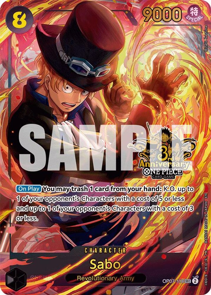 Sabo (Japanese Version 3rd Anniversary Set)