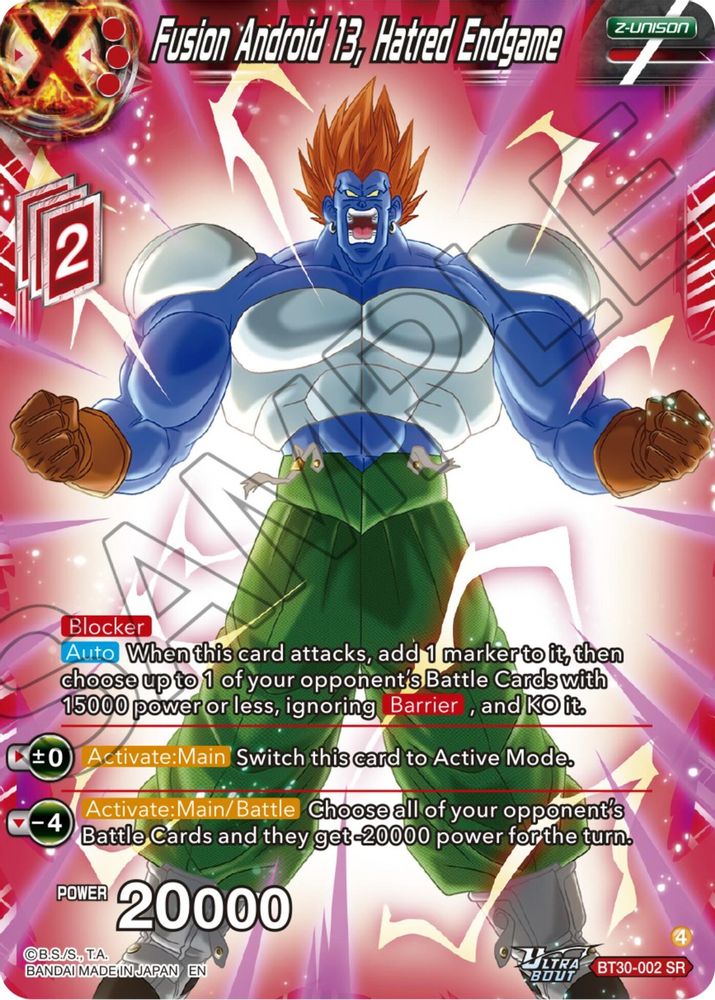 Fusion Android 13, Hatred Endgame, Foil, front