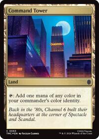Command Tower (Surge Foil), Commander: Teenage Mutant Ninja Turtles