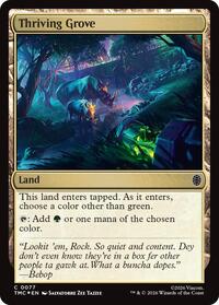 Thriving Grove (Surge Foil), Commander: Teenage Mutant Ninja Turtles