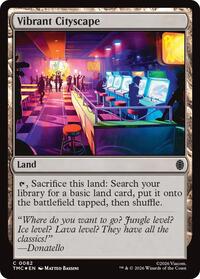 Vibrant Cityscape (Surge Foil), Commander: Teenage Mutant Ninja Turtles