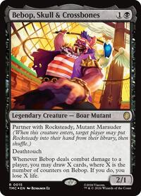 Bebop, Skull & Crossbones (Surge Foil), Commander: Teenage Mutant Ninja Turtles
