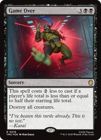 Game Over (Surge Foil), Commander: Teenage Mutant Ninja Turtles