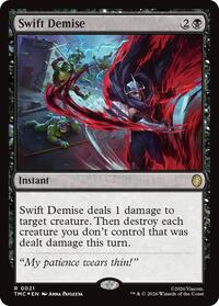 Swift Demise (Surge Foil), Commander: Teenage Mutant Ninja Turtles
