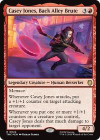 Casey Jones, Back Alley Brute (Surge Foil), Commander: Teenage Mutant Ninja Turtles